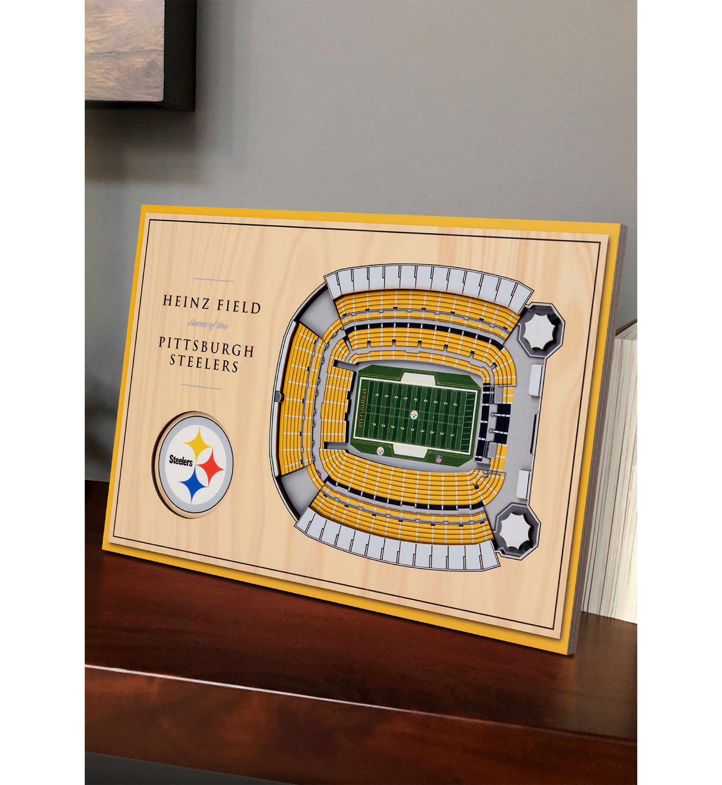 NFL Pittsburgh Steelers 3D StadiumViews Desktop Display - Heinz Field