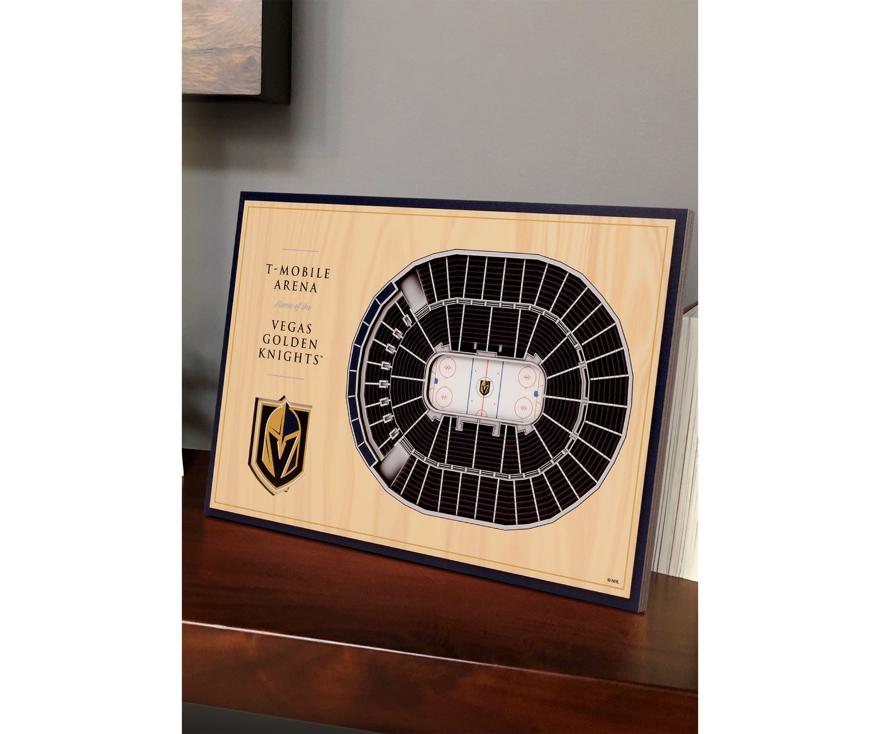 NHL Vegas Golden Knights 3D StadiumViews Desktop Display - T-Mobile Arena