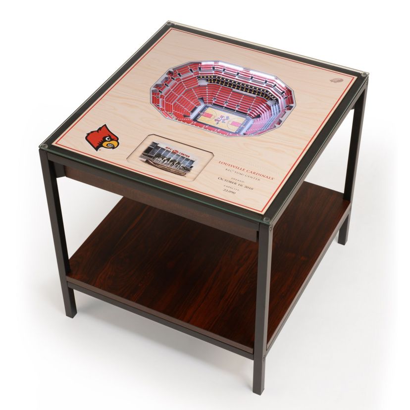 YouTheFan NCAA Louisville Cardinals 25-Layer StadiumViews Lighted End Table - Cardinal Stadium