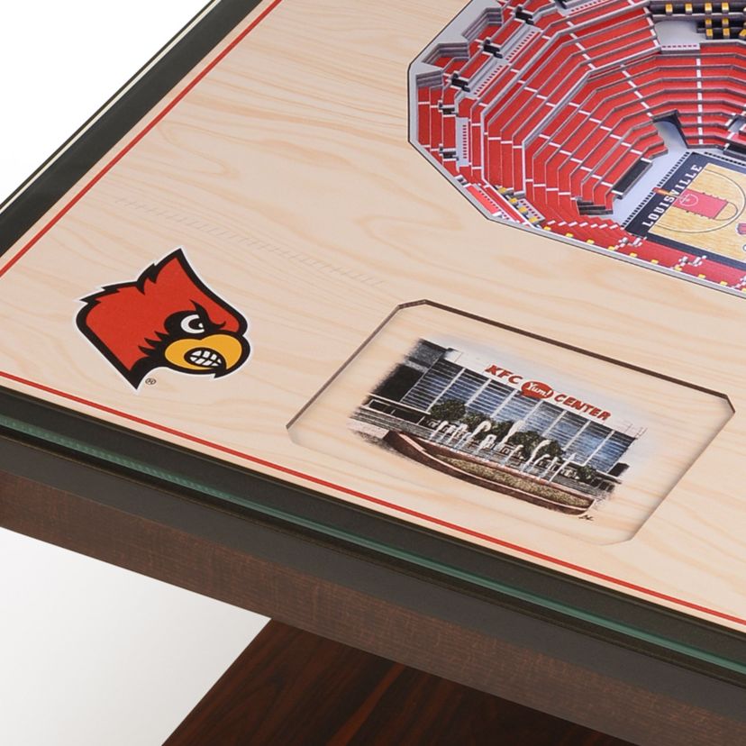 YouTheFan NCAA Louisville Cardinals 25-Layer StadiumViews Lighted End Table - Cardinal Stadium