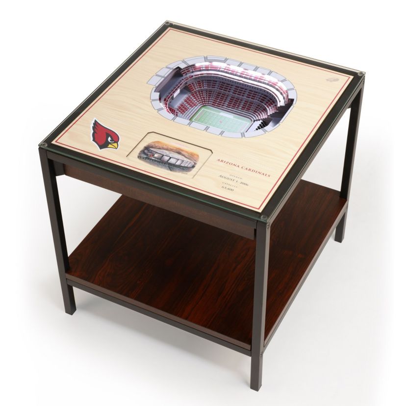 Cleveland Browns YouTheFan NFL Arizona Cardinals 25-Layer StadiumViews Lighted End Table - State Farm Stadium