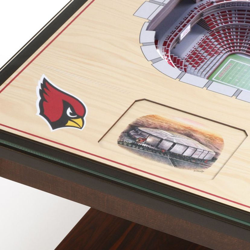 Cleveland Browns YouTheFan NFL Arizona Cardinals 25-Layer StadiumViews Lighted End Table - State Farm Stadium