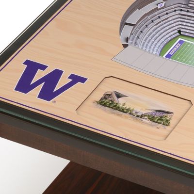 YouTheFan NCAA Washington Huskies 25-Layer StadiumViews Lighted End Table - Husky Stadium