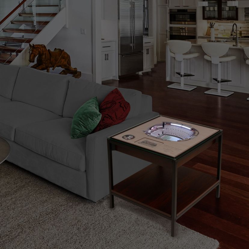 YouTheFan NCAA Florida State Seminoles 25-Layer StadiumViews Lighted End Table - Doak Campbell Stadium