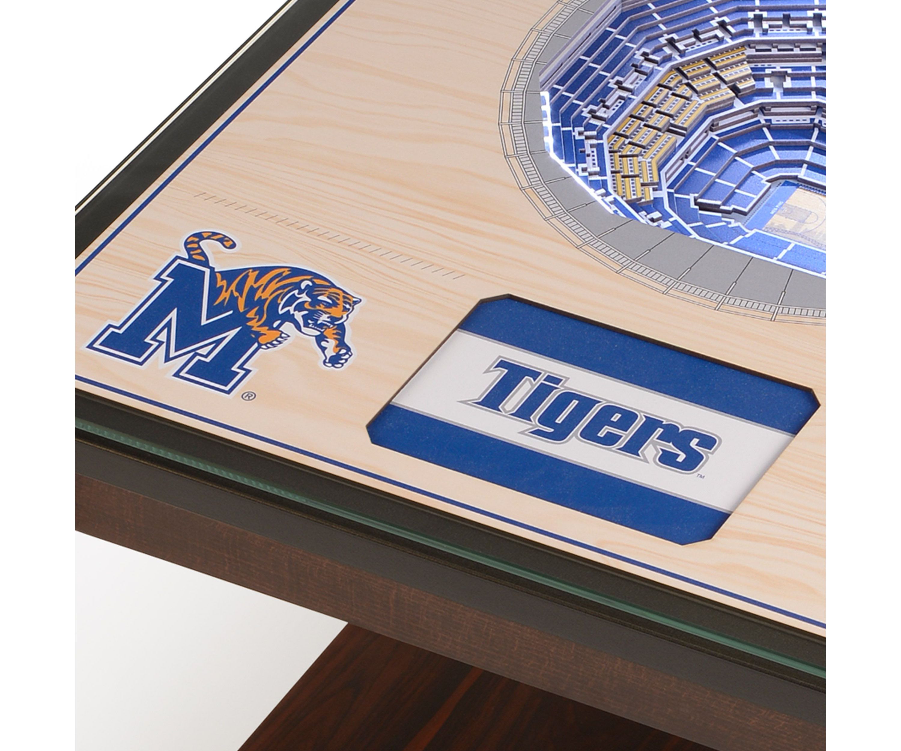YouTheFan NCAA Memphis Tigers 25-Layer StadiumViews Lighted End Table - FedEx Forum