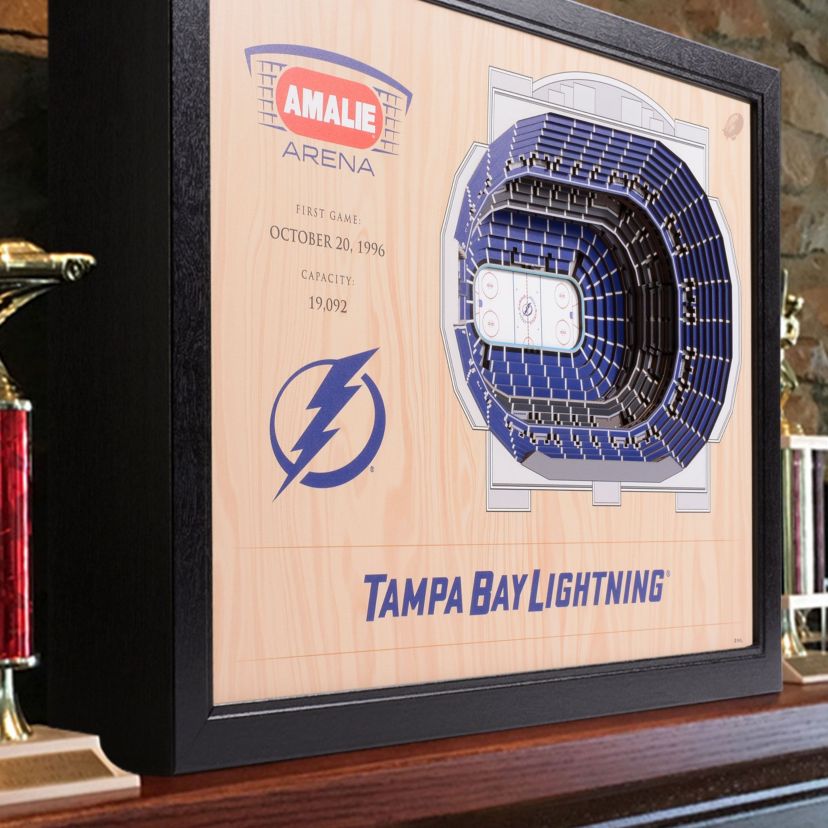 YouTheFan NHL Tampa Bay Lightning 25-Layer StadiumViews 3D Wall Art - Amalie Arena