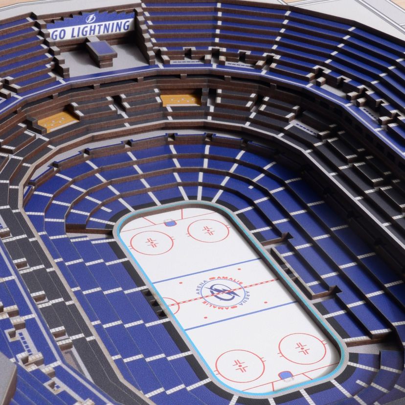 YouTheFan NHL Tampa Bay Lightning 25-Layer StadiumViews 3D Wall Art - Amalie Arena