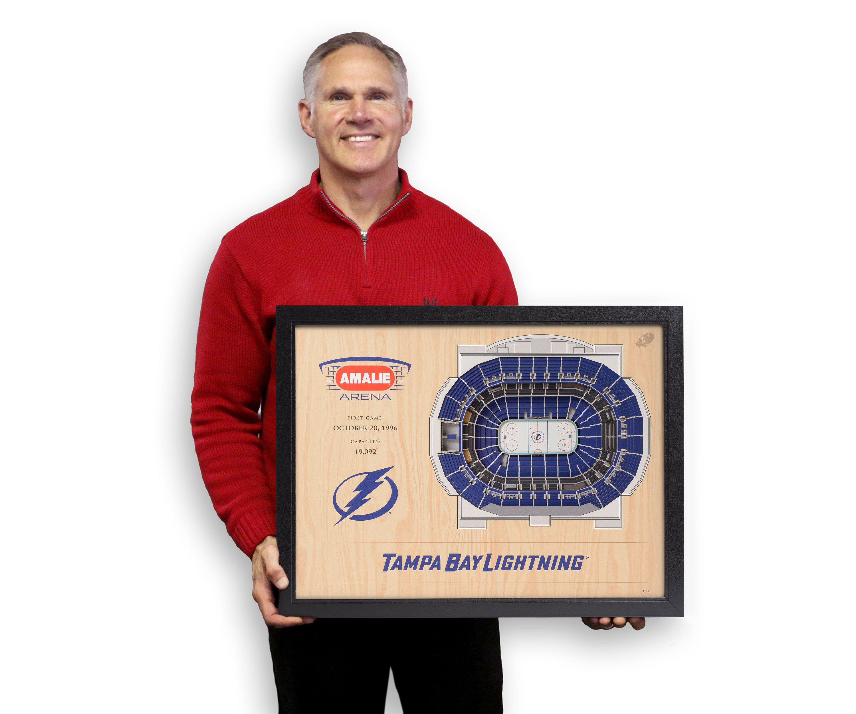 YouTheFan NHL Tampa Bay Lightning 25-Layer StadiumViews 3D Wall Art - Amalie Arena