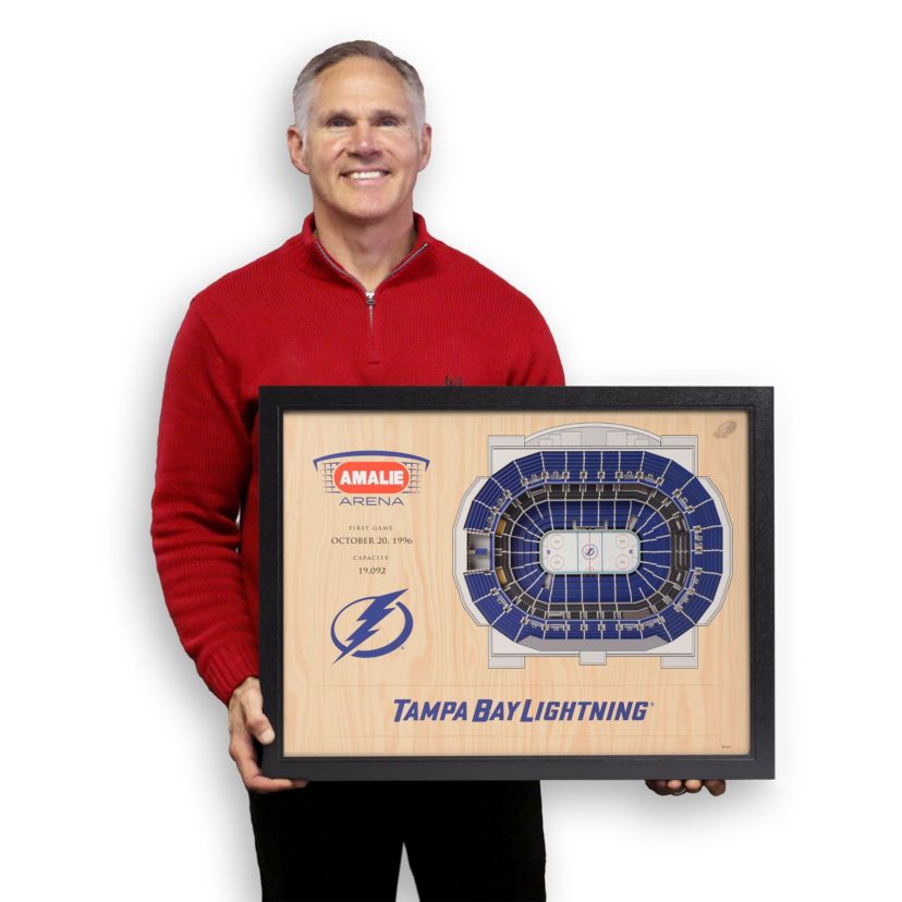 YouTheFan NHL Tampa Bay Lightning 25-Layer StadiumViews 3D Wall Art - Amalie Arena