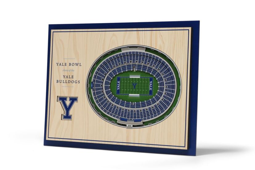 YouTheFan NCAA Yale Bulldogs 5-Layer StadiumView 3D Wall Art - Yale Bowl
