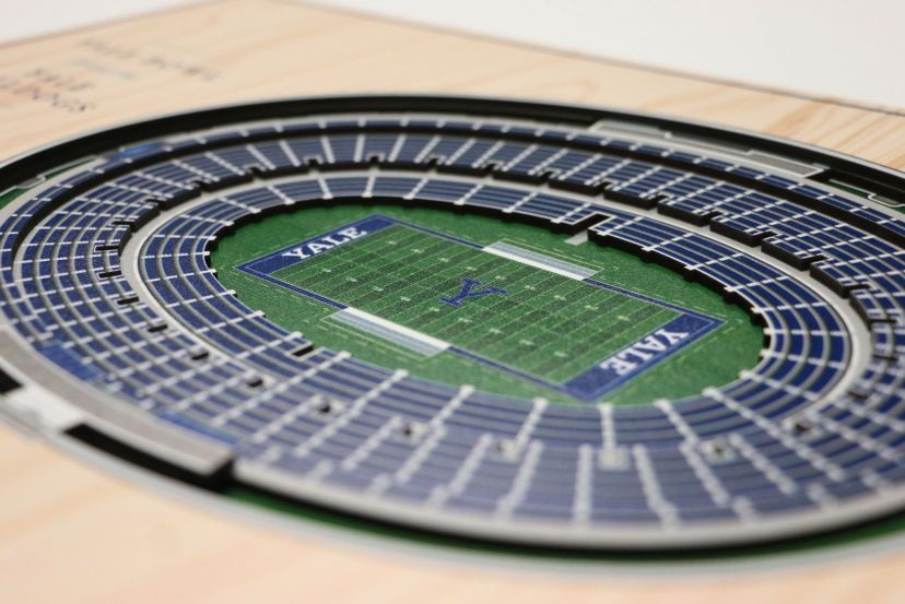 YouTheFan NCAA Yale Bulldogs 5-Layer StadiumView 3D Wall Art - Yale Bowl