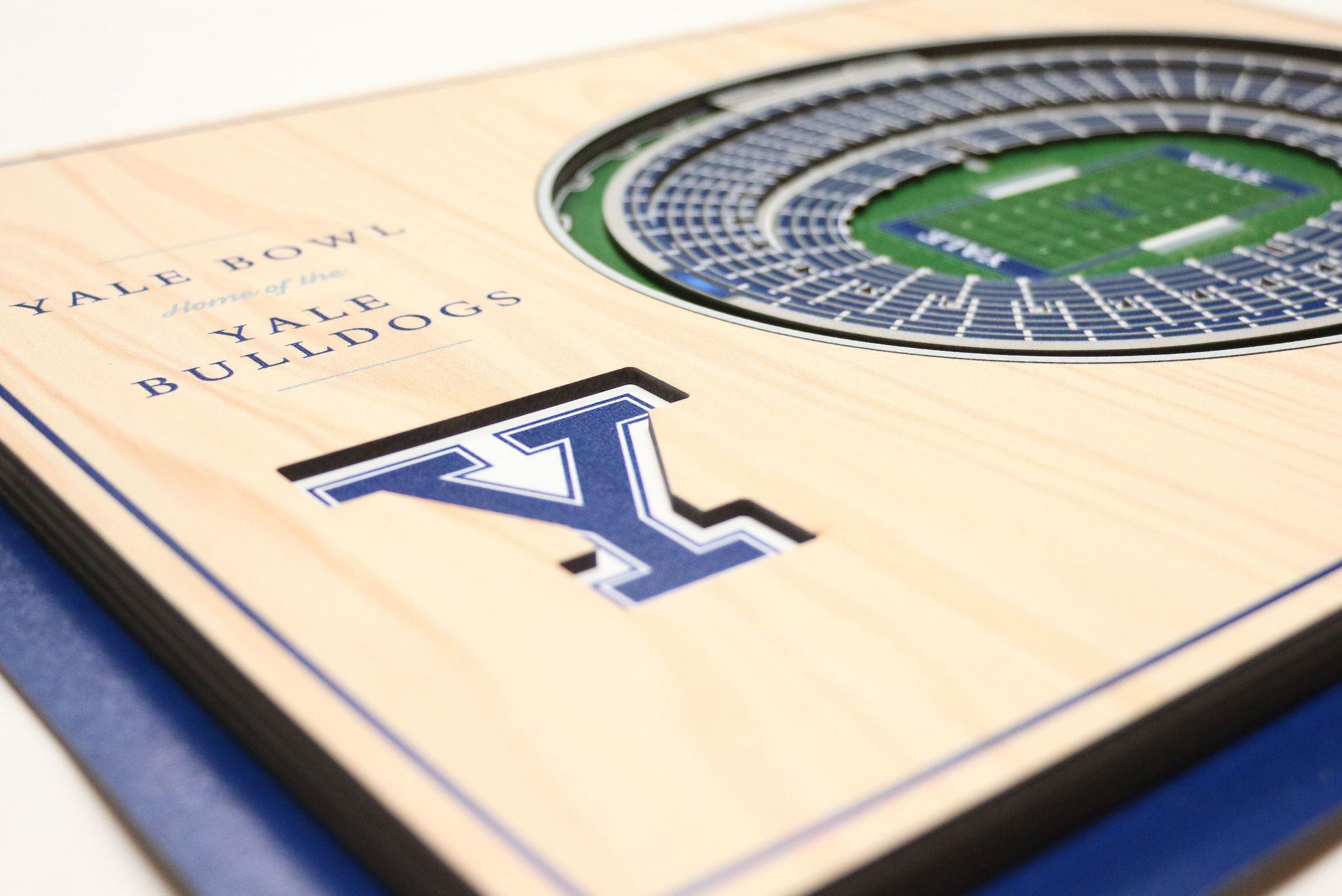 YouTheFan NCAA Yale Bulldogs 5-Layer StadiumView 3D Wall Art - Yale Bowl
