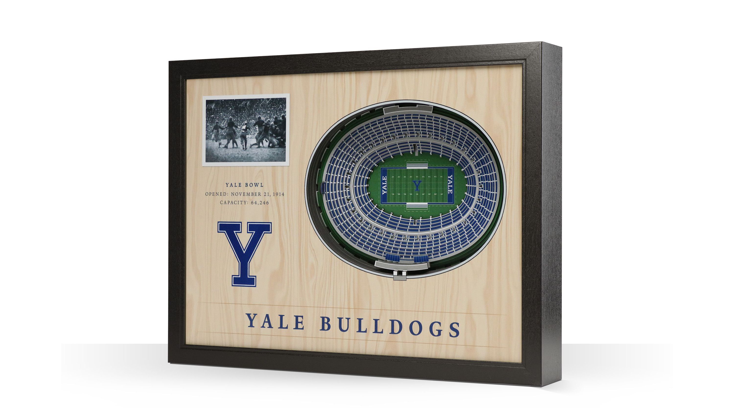 YouTheFan NCAA Yale Bulldogs 25-Layer StadiumViews 3D Wall Art - Yale Bowl