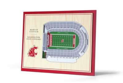 YouTheFan NCAA Washington State Cougars 5-Layer StadiumView 3D Wall Art - Martin Stadium