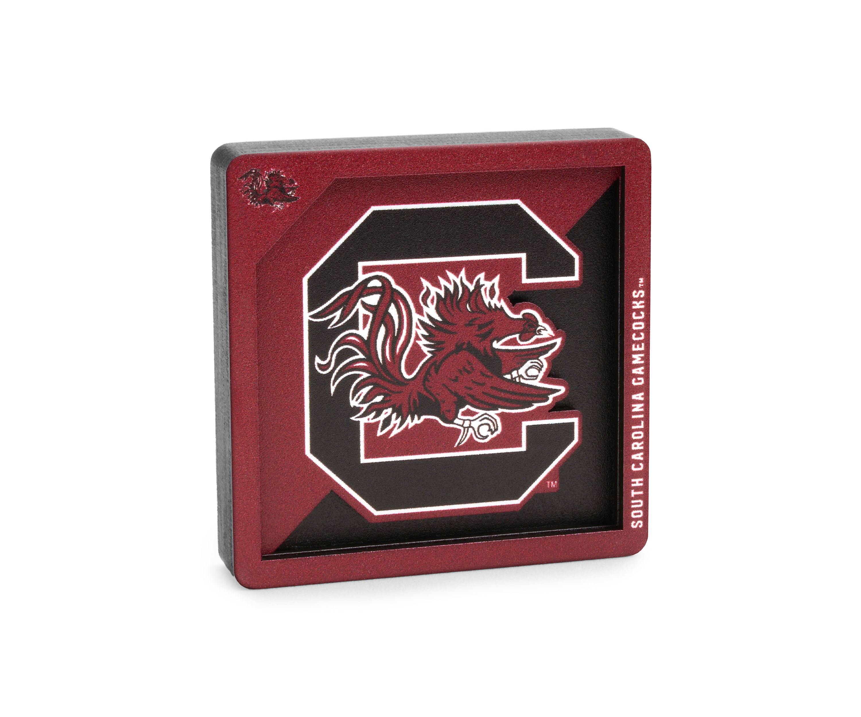 YouTheFan NCAA South Carolina Gamecocks 3D Logo Series Magnets