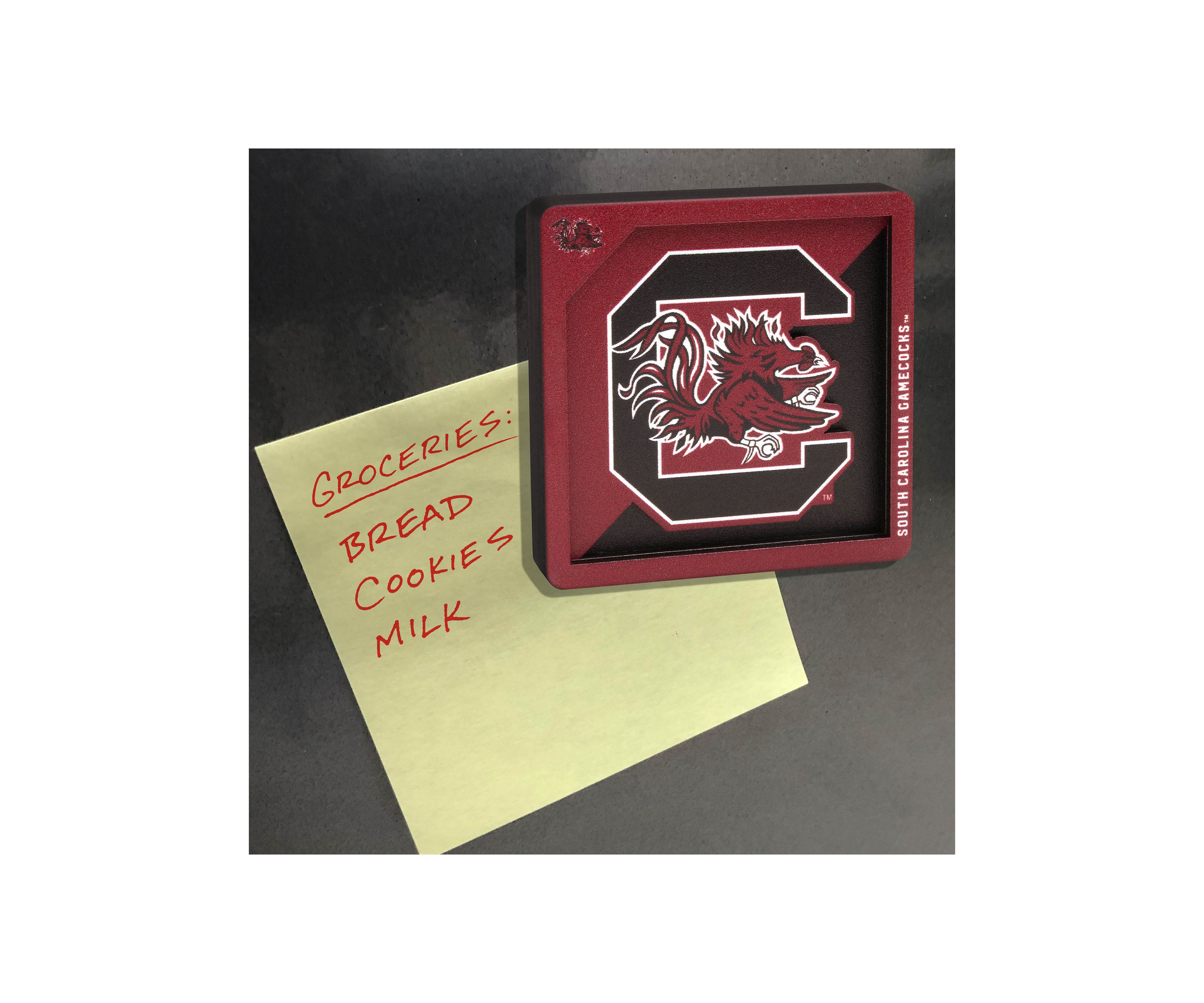 YouTheFan NCAA South Carolina Gamecocks 3D Logo Series Magnets