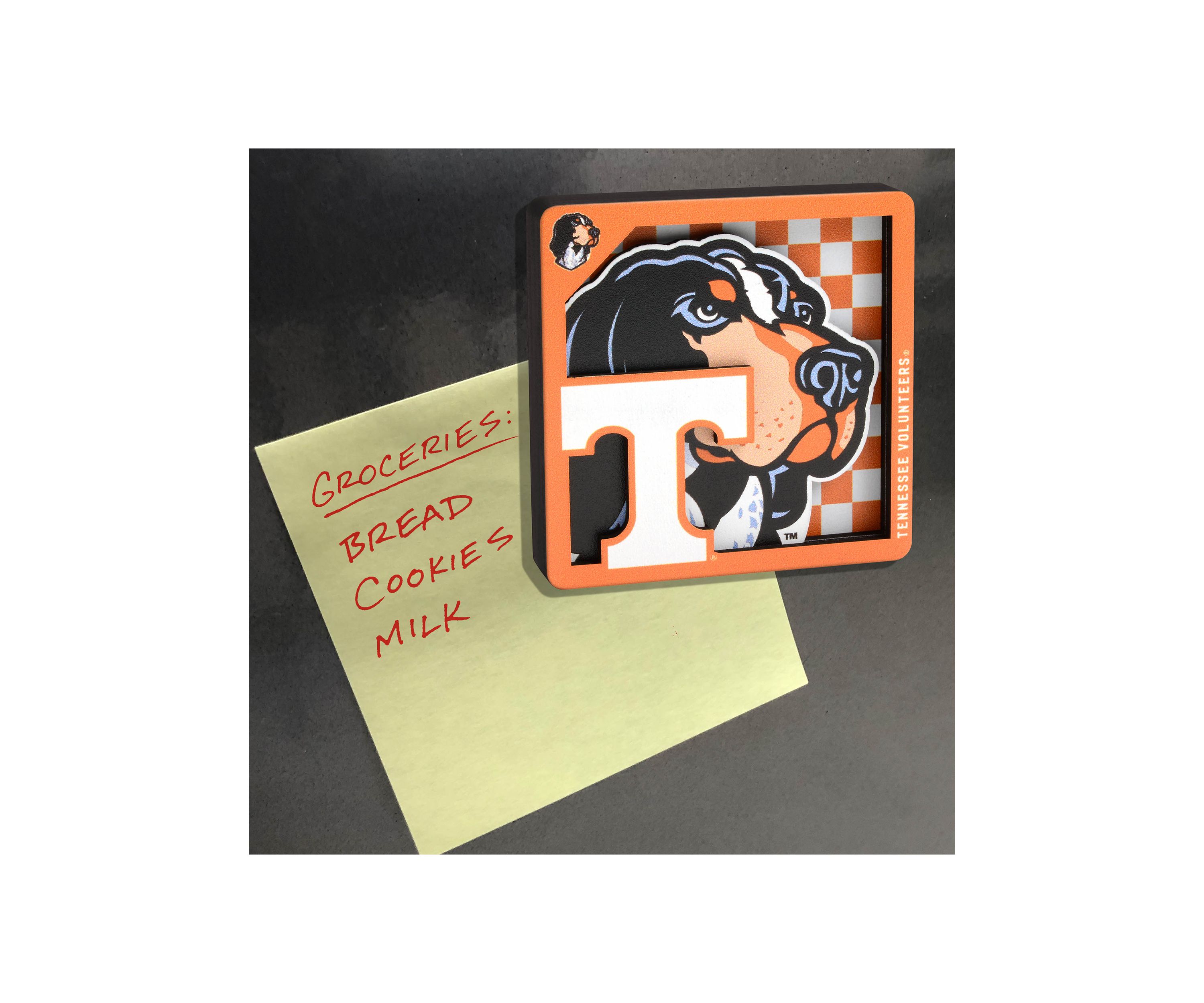 YouTheFan NCAA Tennessee Volunteers 3D Logo Series Magnets