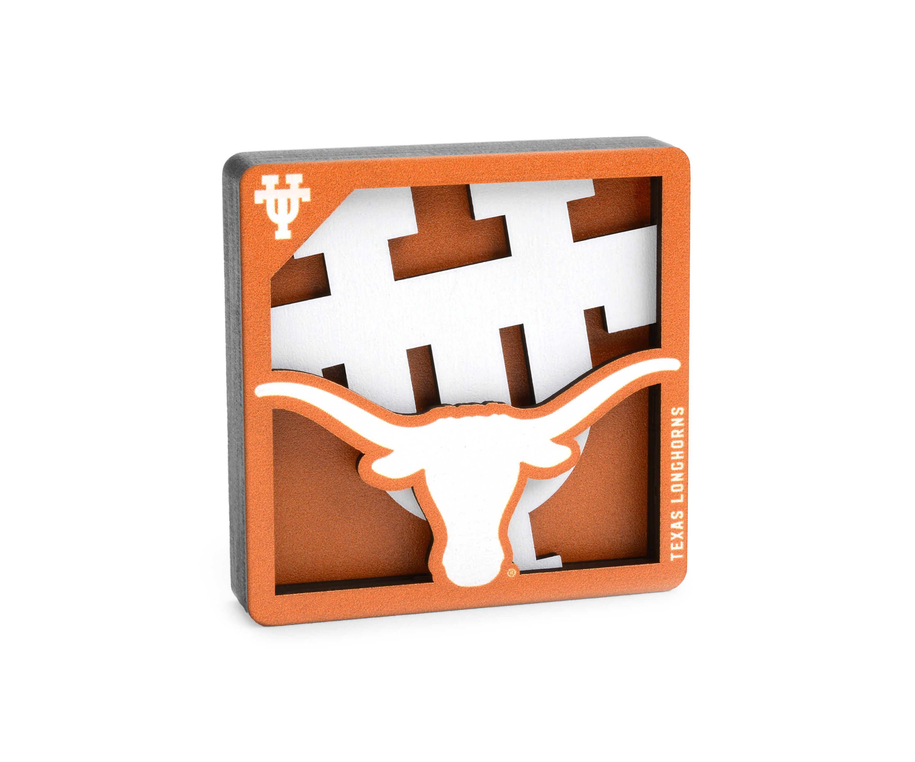 YouTheFan NCAA Texas Longhorns 3D Logo Series Magnets
