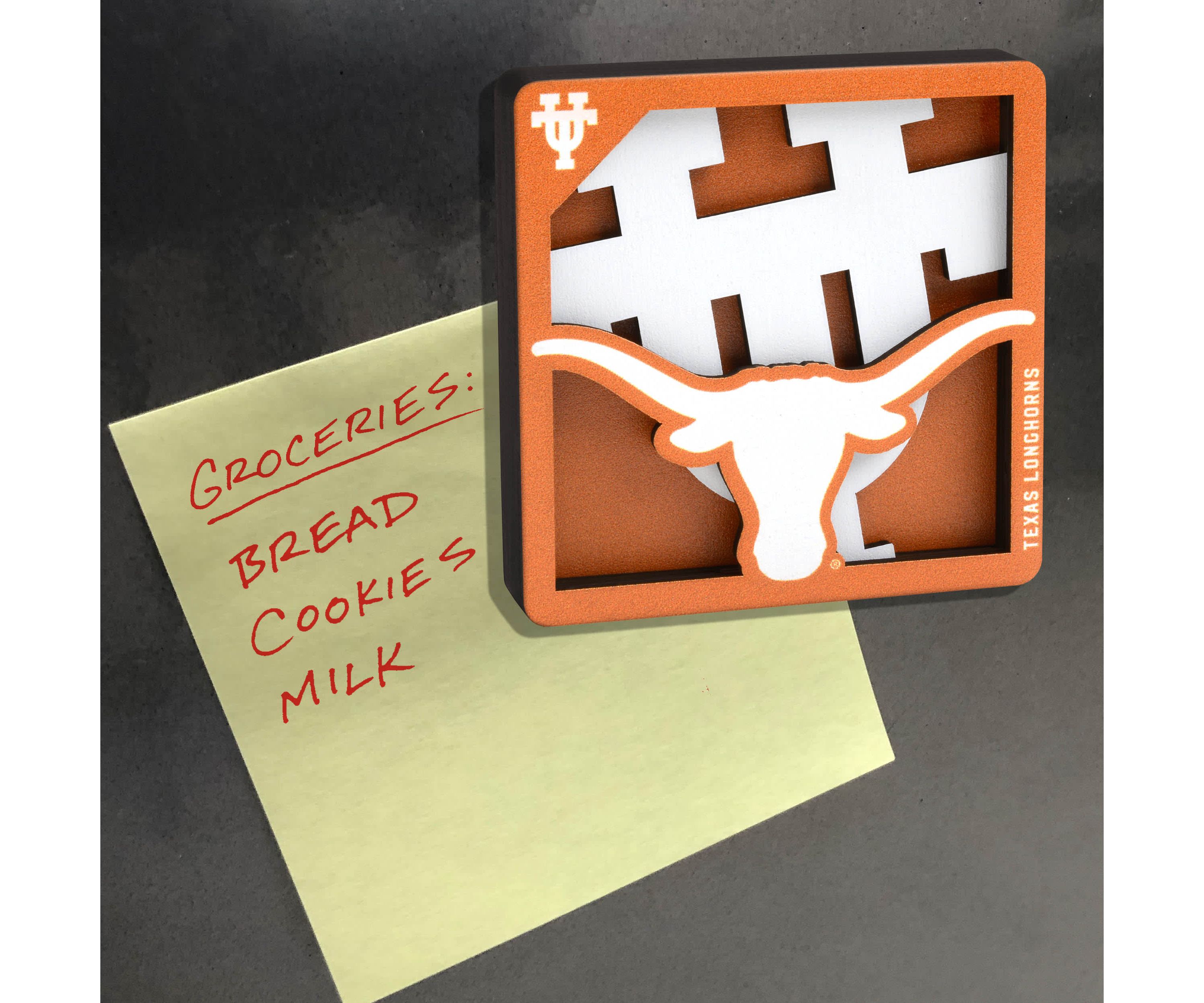 YouTheFan NCAA Texas Longhorns 3D Logo Series Magnets