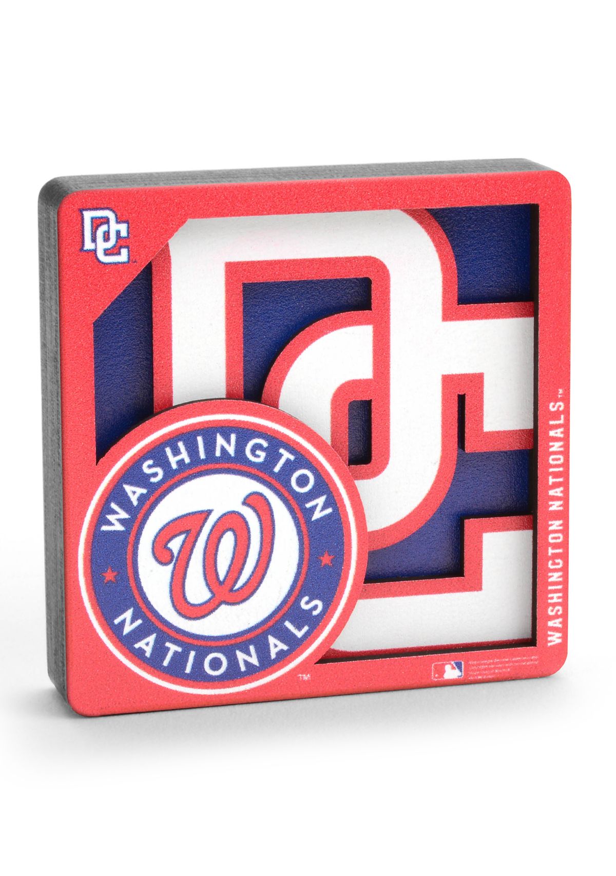 YouTheFan MLB Washington Nationals 3D Logo Series Magnets