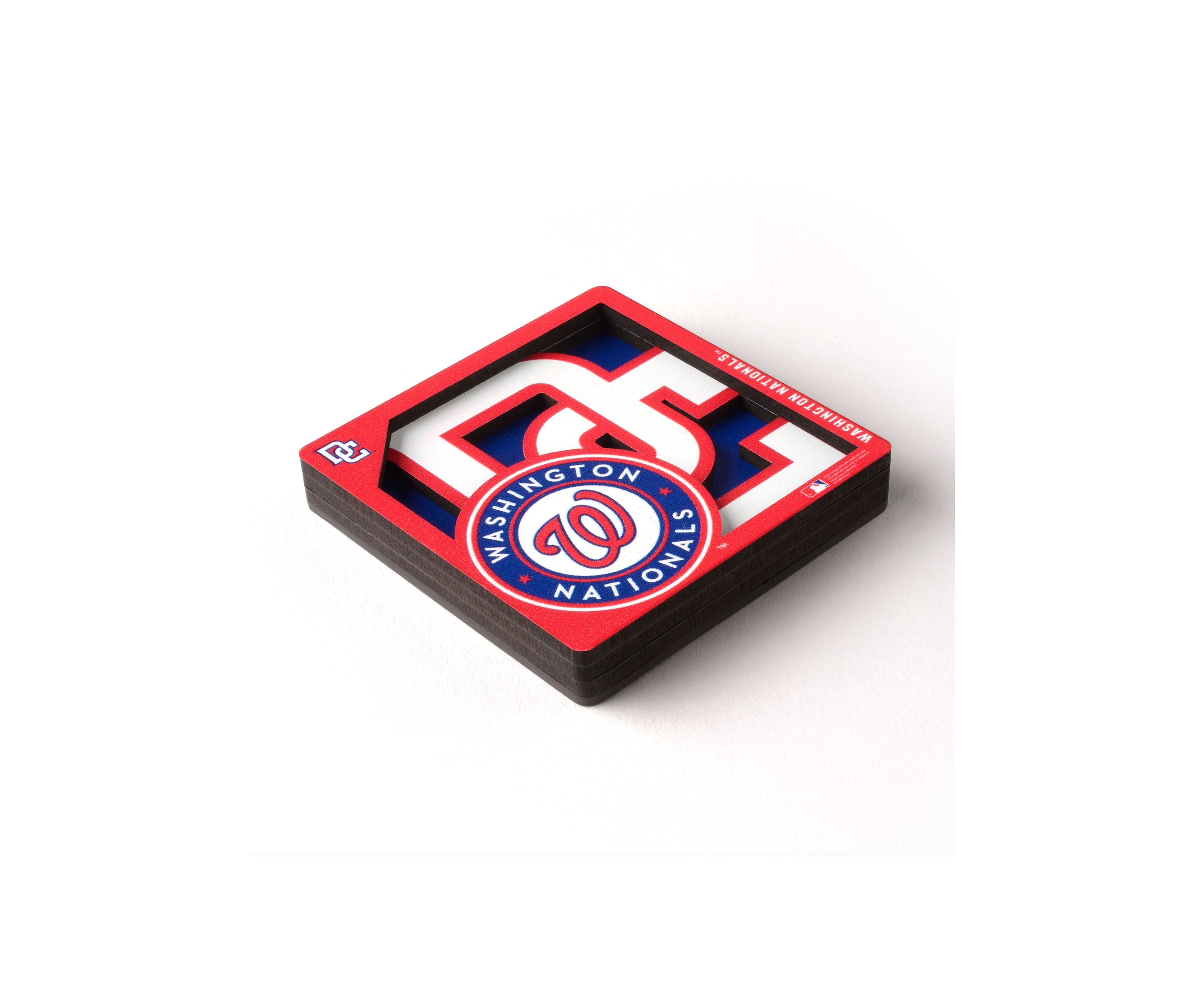 YouTheFan MLB Washington Nationals 3D Logo Series Magnets