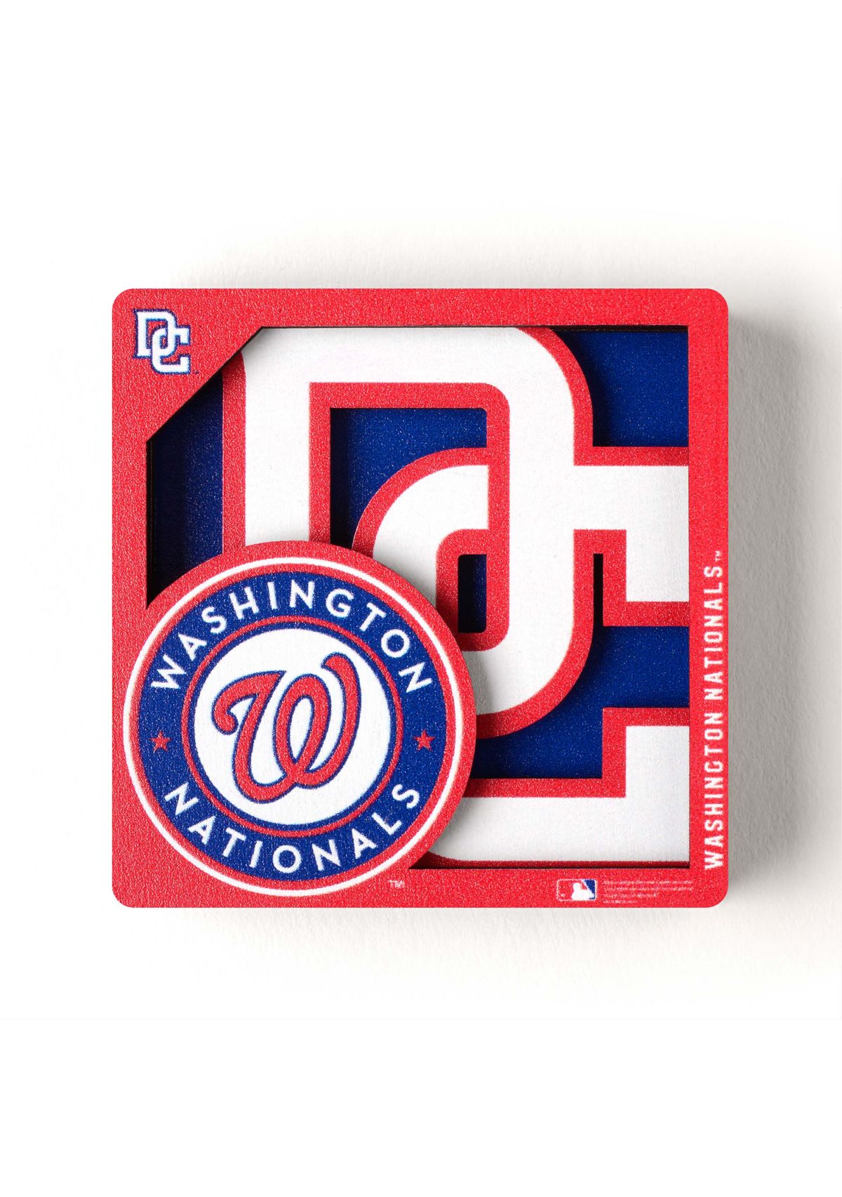 YouTheFan MLB Washington Nationals 3D Logo Series Magnets