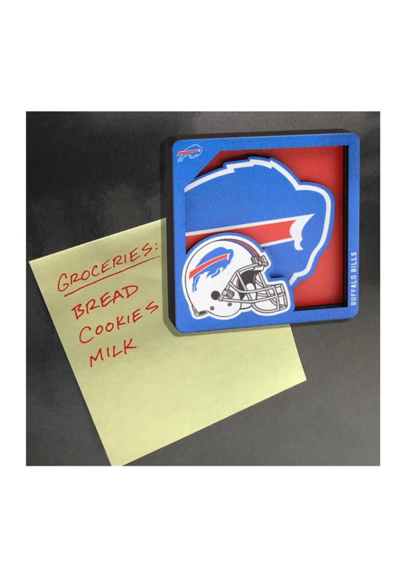 YouTheFan NFL Buffalo Bills 3D Logo Series Magnets