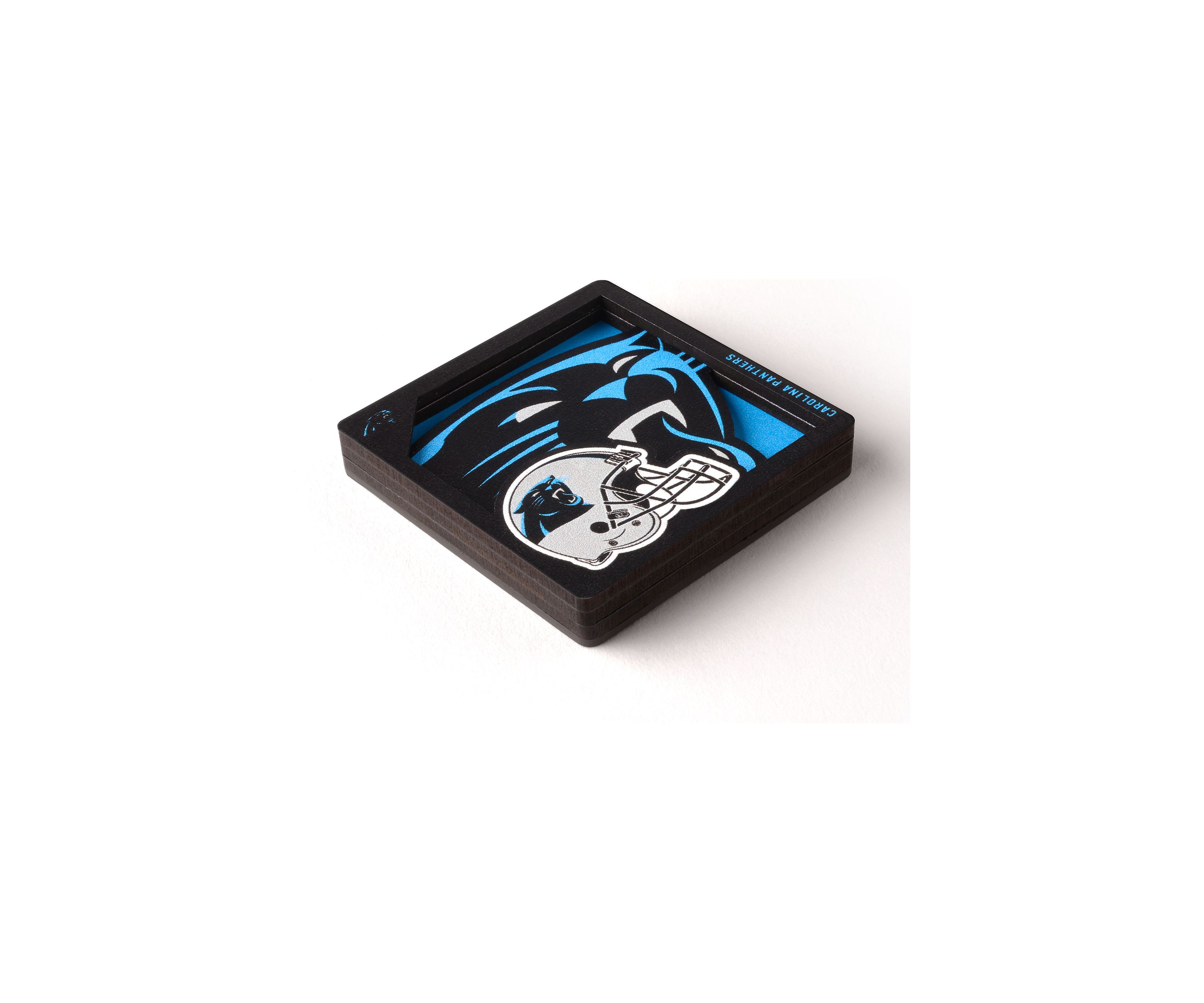 YouTheFan NFL Carolina Panthers 3D Logo Series Magnets