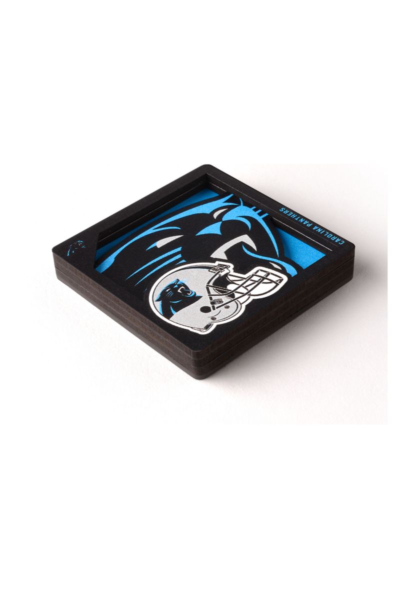 YouTheFan NFL Carolina Panthers 3D Logo Series Magnets