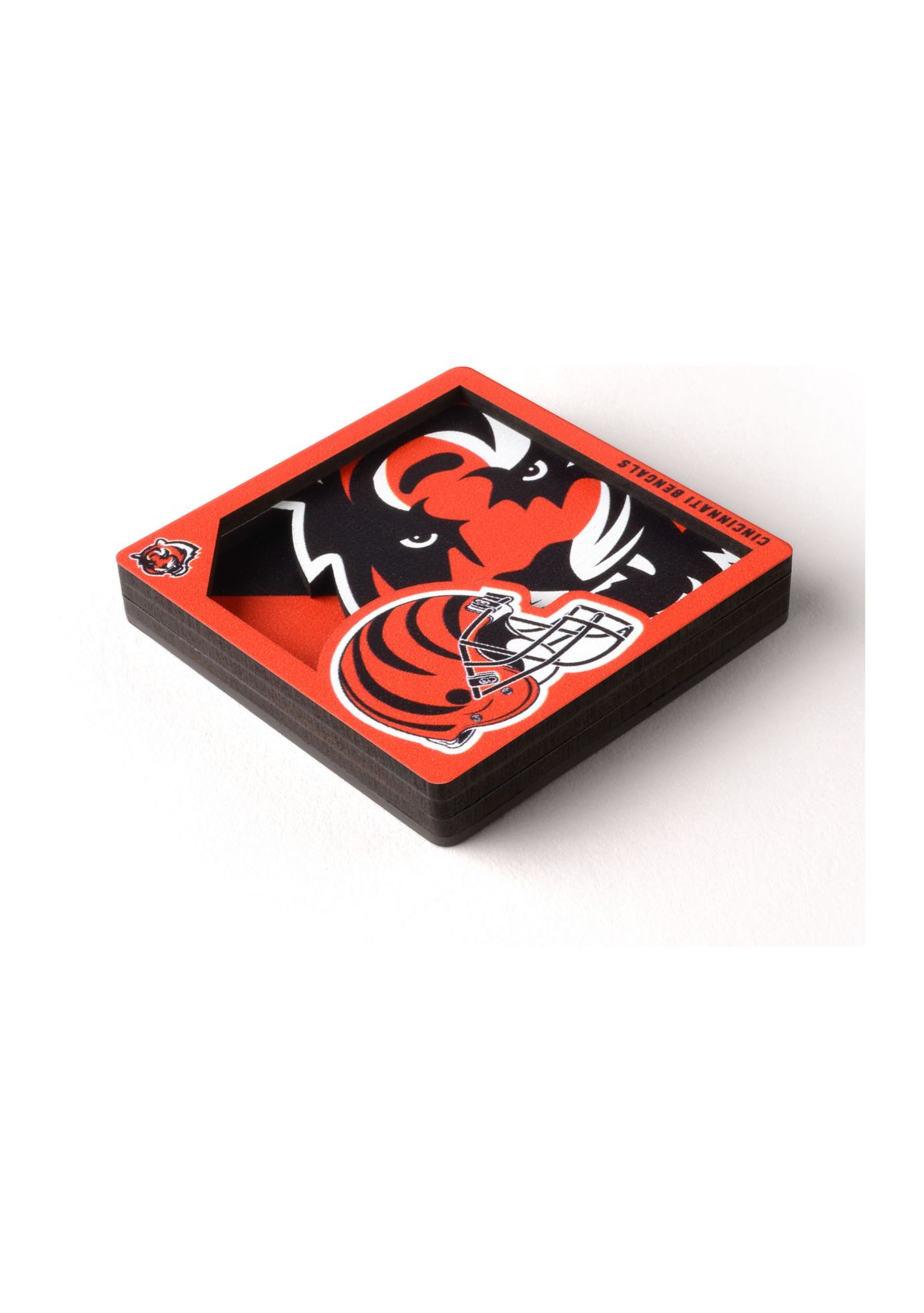 YouTheFan NFL Cincinnati Bengals 3D Logo Series Magnets