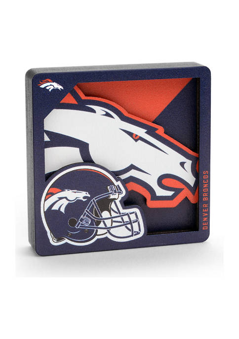 You The Fan NFL Denver Broncos 3D Logo