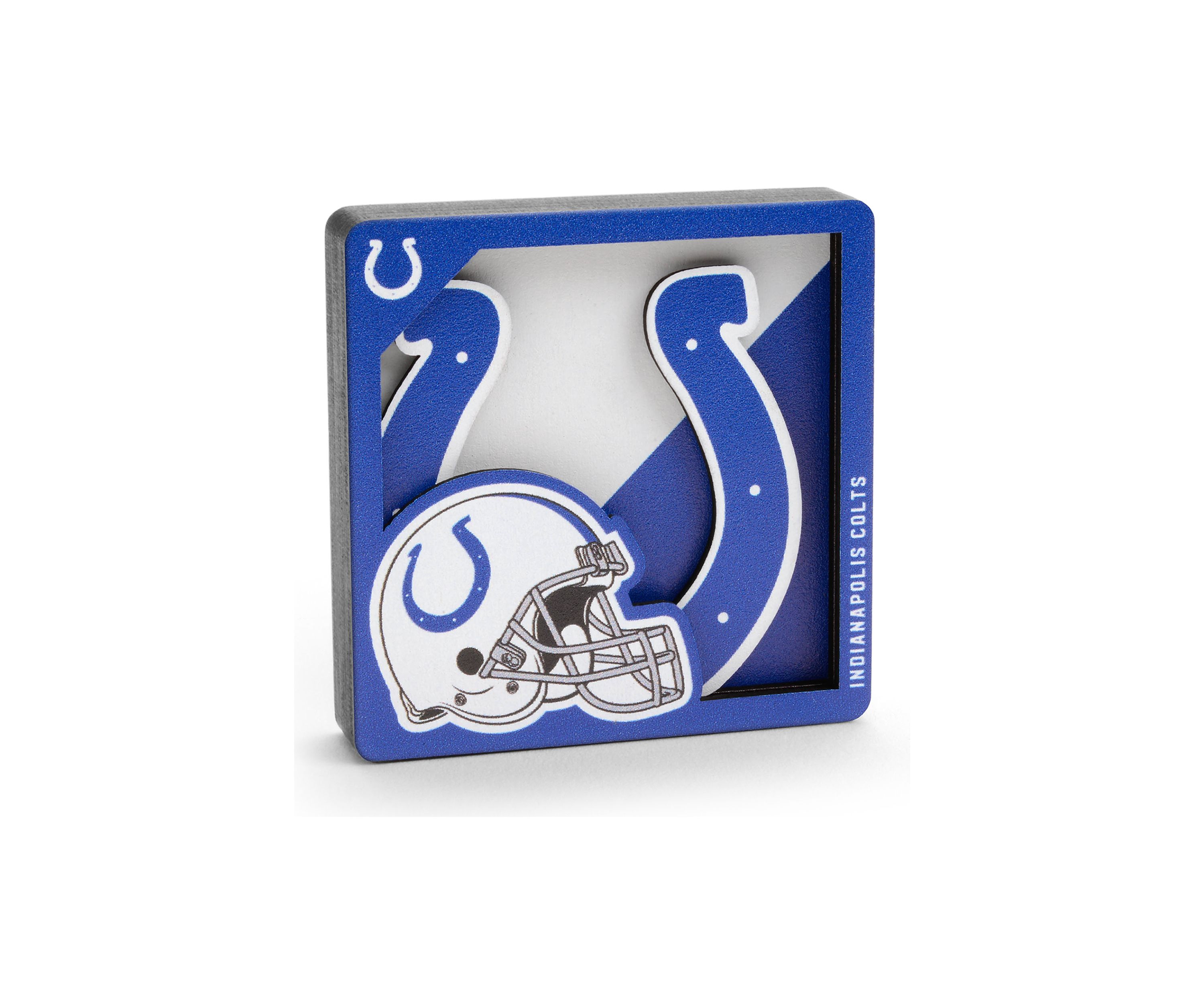 YouTheFan NFL Indianapolis Colts 3D Logo Series Magnets