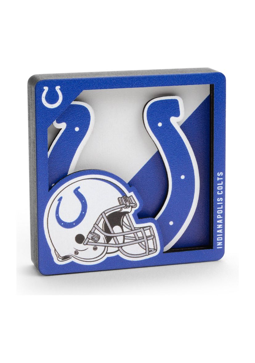 YouTheFan NFL Indianapolis Colts 3D Logo Series Magnets