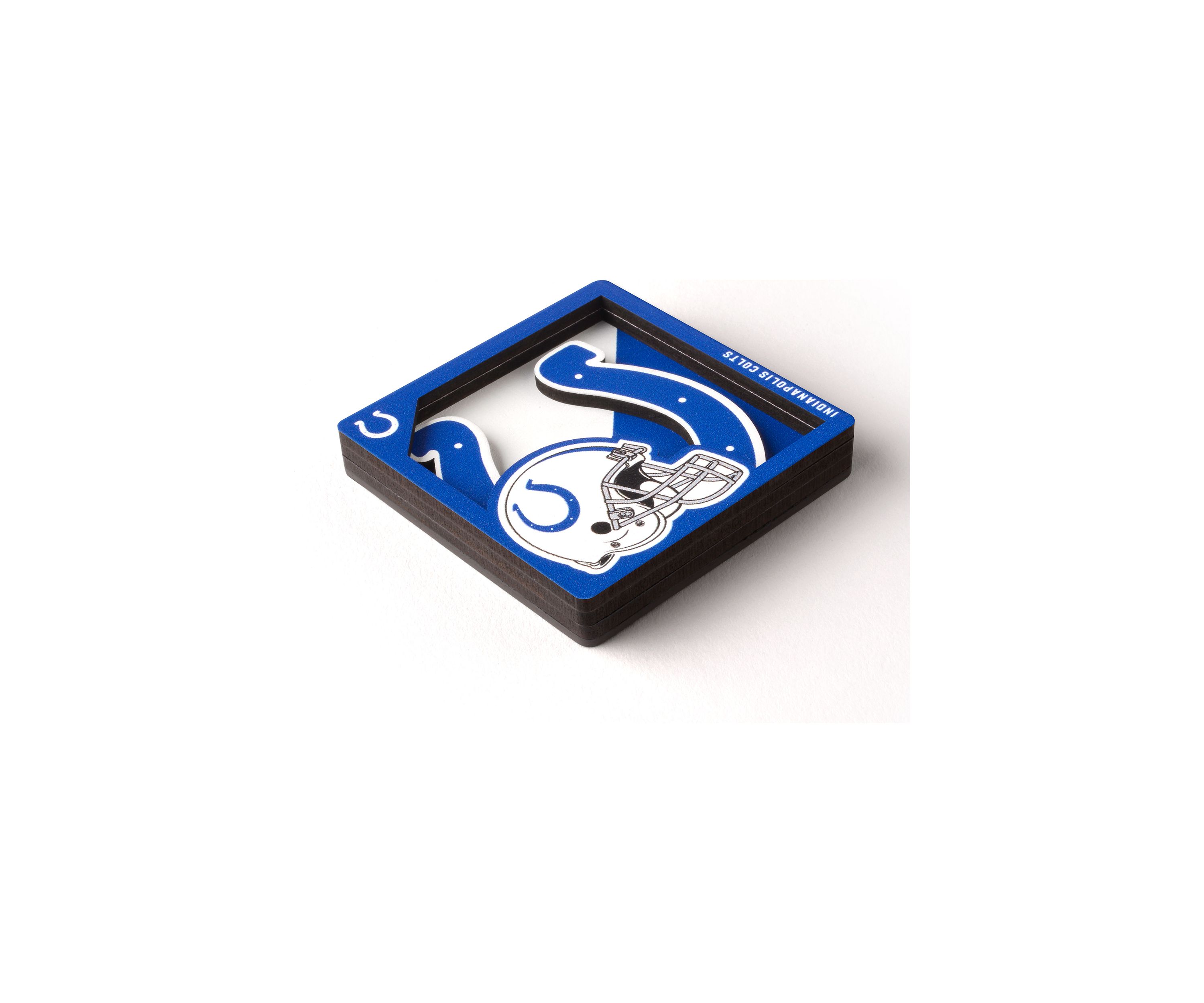 YouTheFan NFL Indianapolis Colts 3D Logo Series Magnets