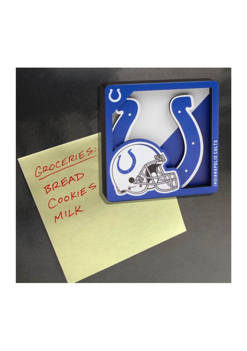 YouTheFan NFL Indianapolis Colts 3D Logo Series Magnets
