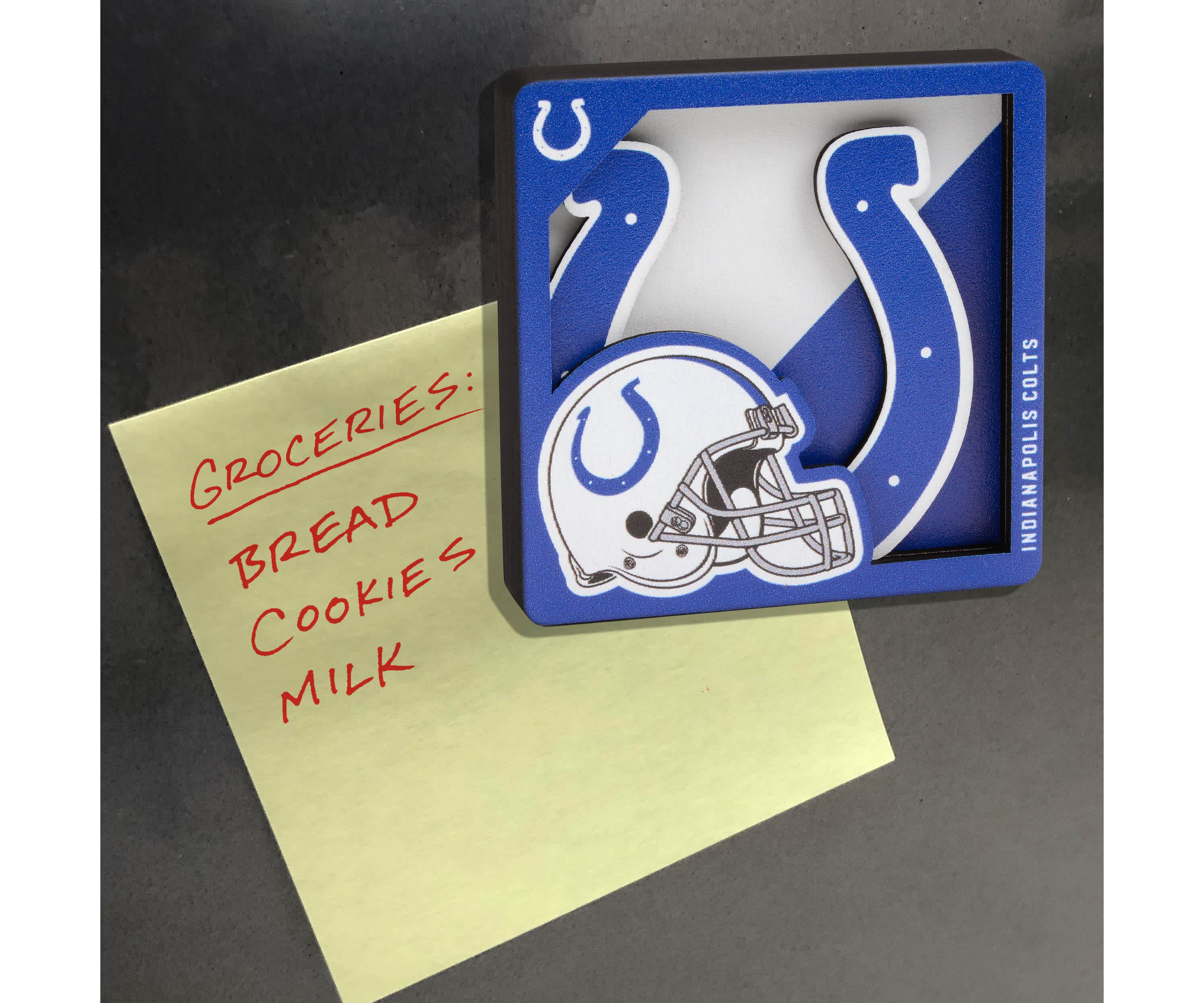 YouTheFan NFL Indianapolis Colts 3D Logo Series Magnets
