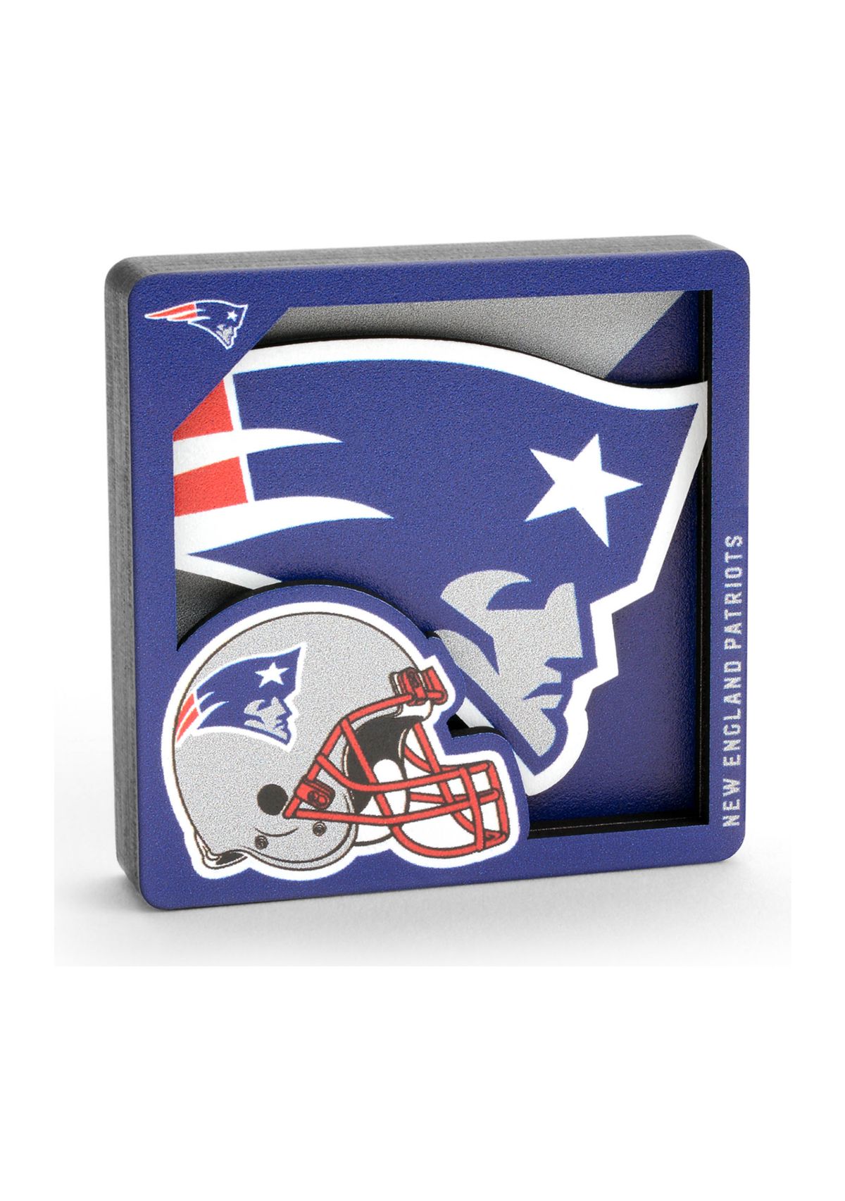 YouTheFan YouTheFan NFL New England Patriots 3D Logo Series Magnets | Belk