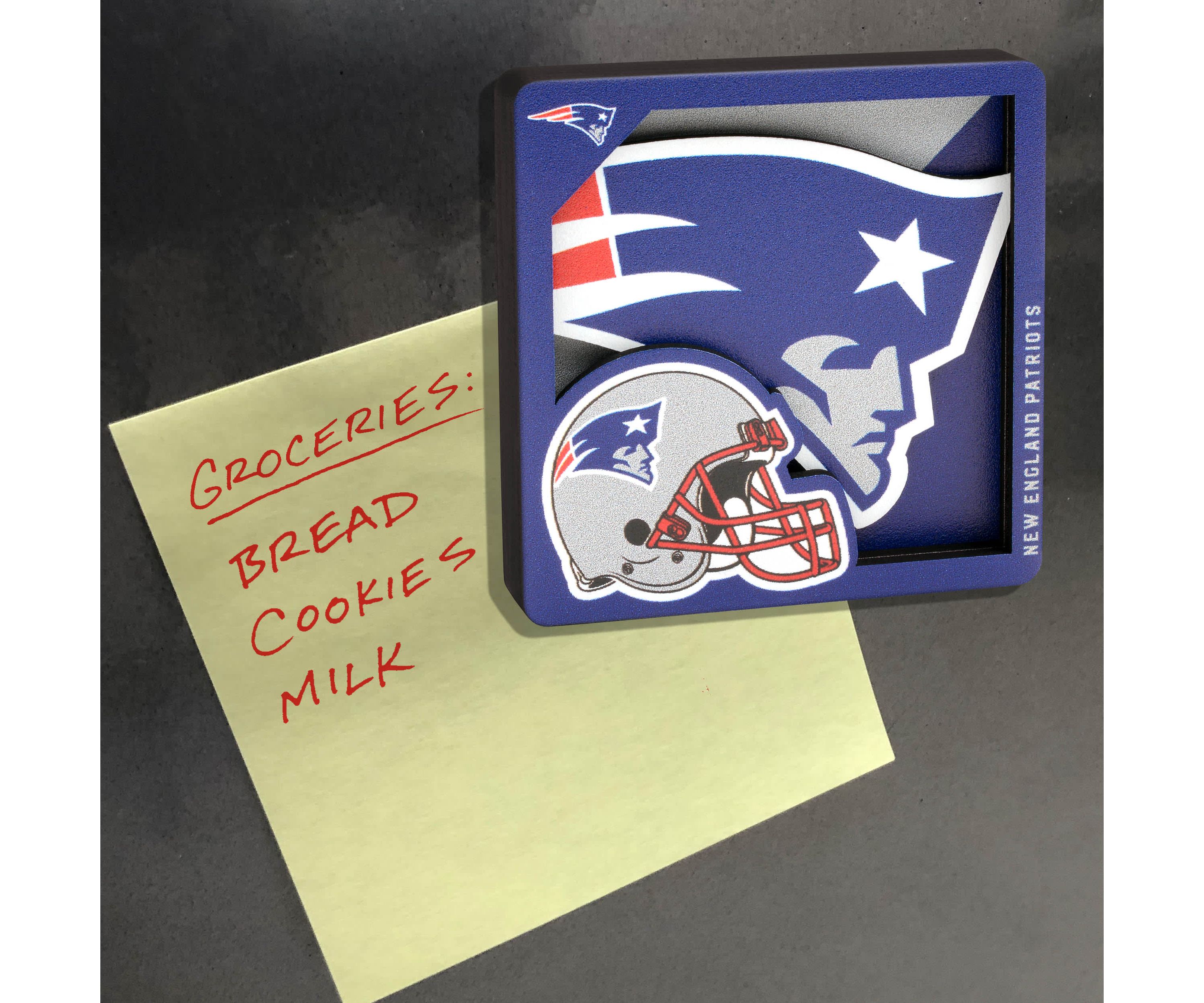 YouTheFan NFL New England Patriots 3D Logo Series Magnets