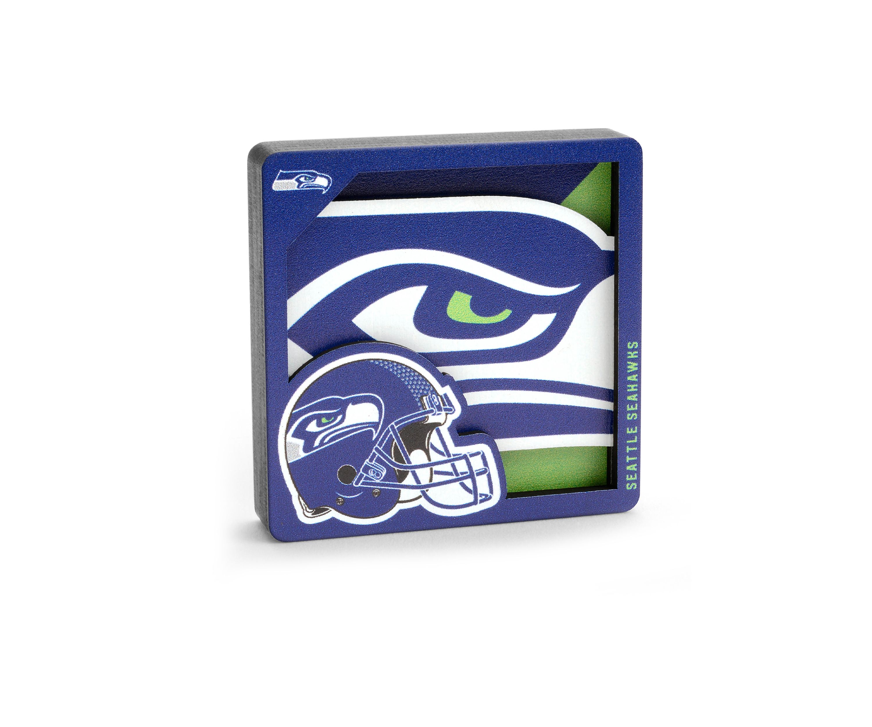 YouTheFan NFL Seattle Seahawks 3D Logo Series Magnets