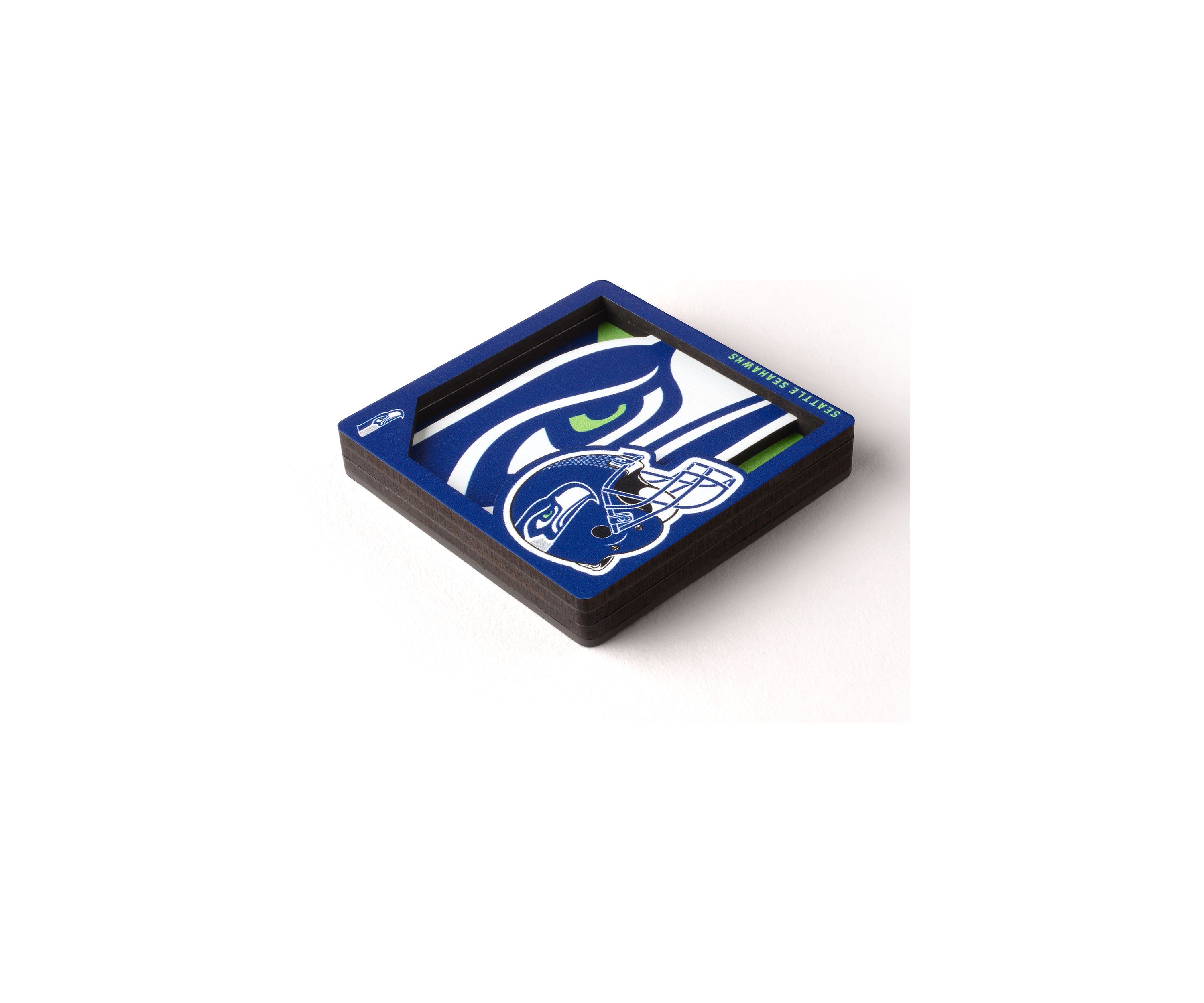 YouTheFan NFL Seattle Seahawks 3D Logo Series Magnets