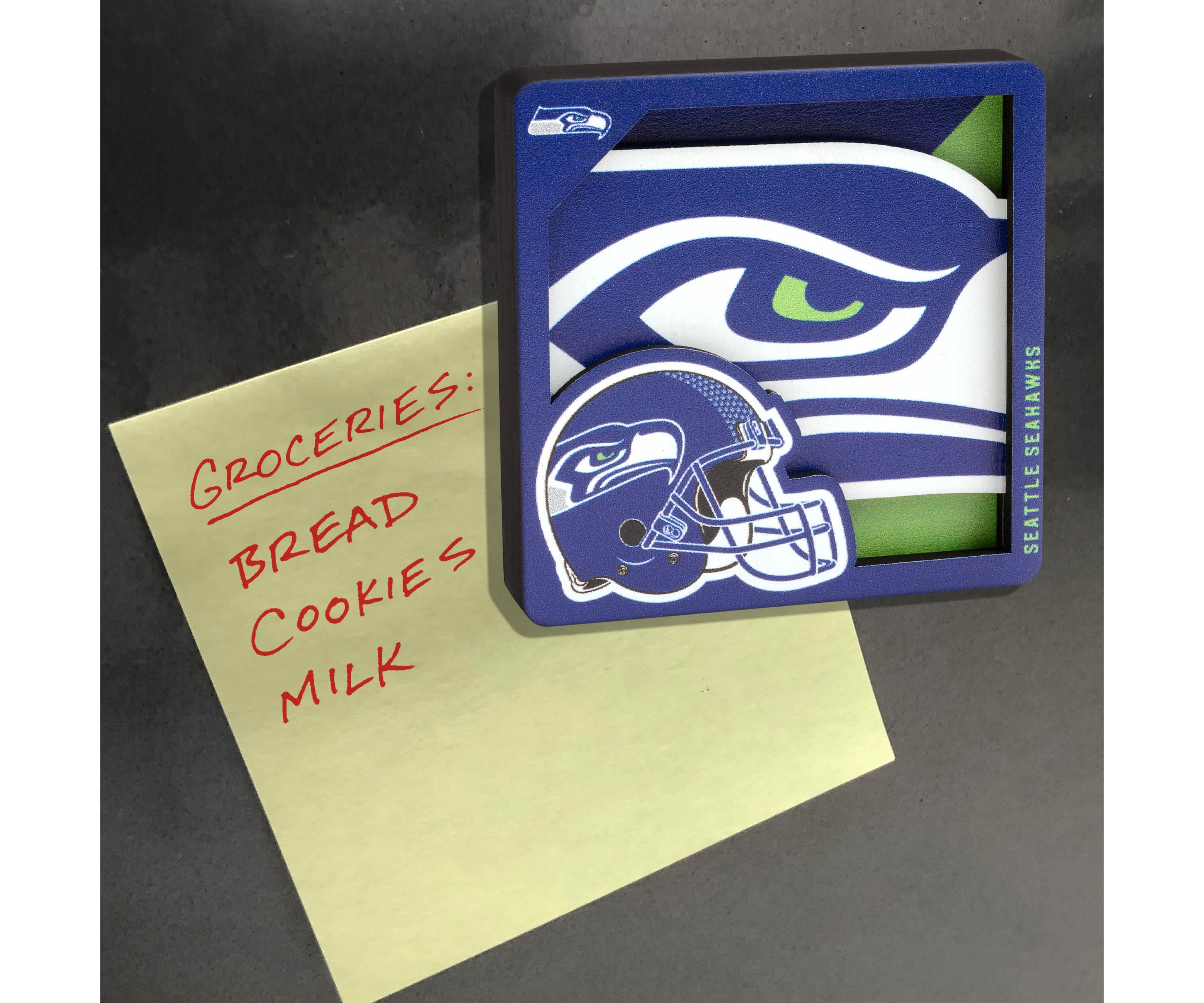 YouTheFan NFL Seattle Seahawks 3D Logo Series Magnets