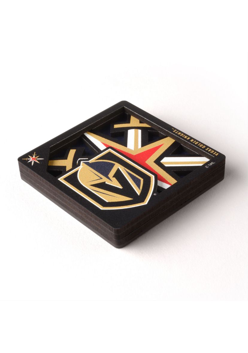 YouTheFan NHL Vegas Golden Knights 3D Logo Series Magnets