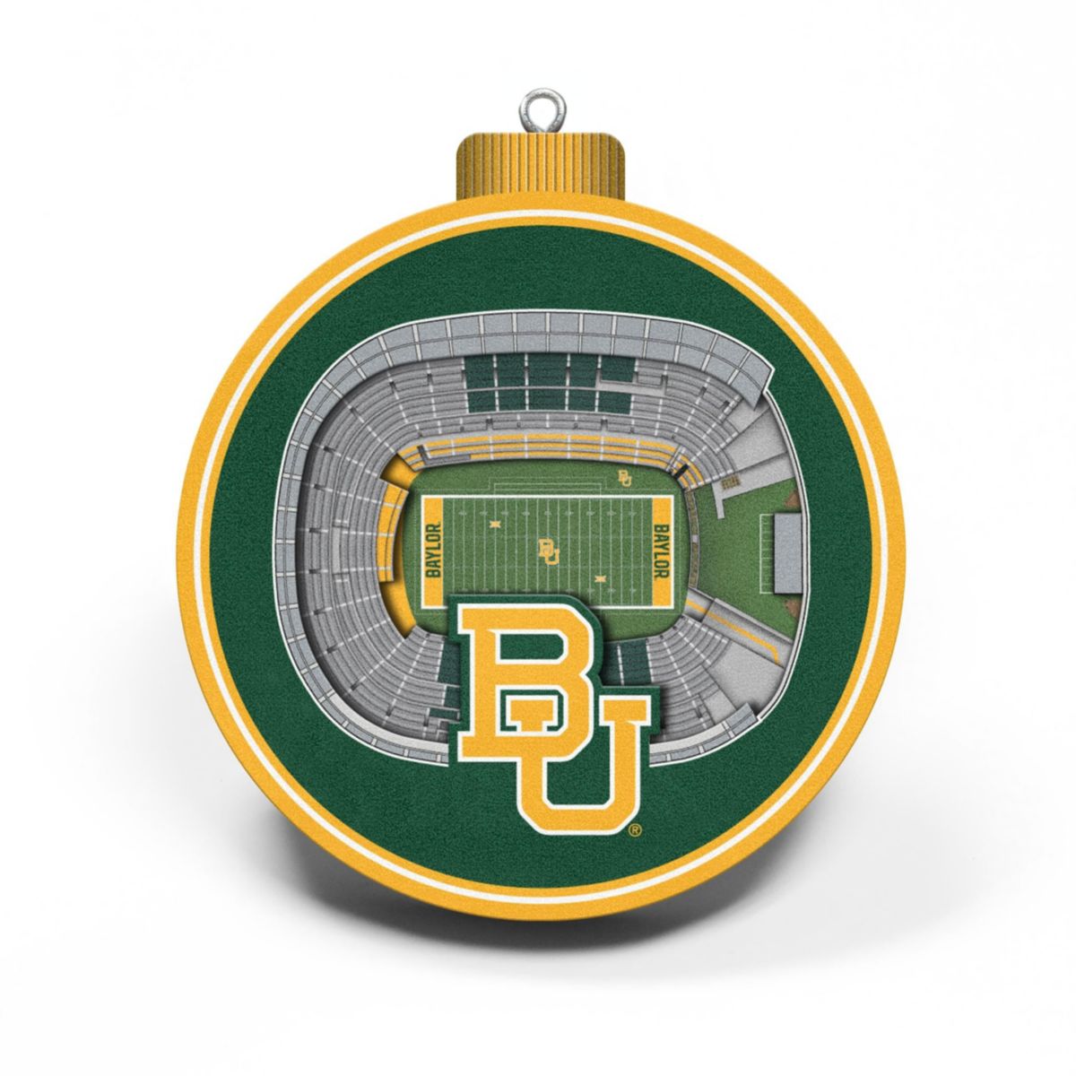 YouTheFan NCAA Baylor Bears 3D StadiumView Ornament - McLane Stadium