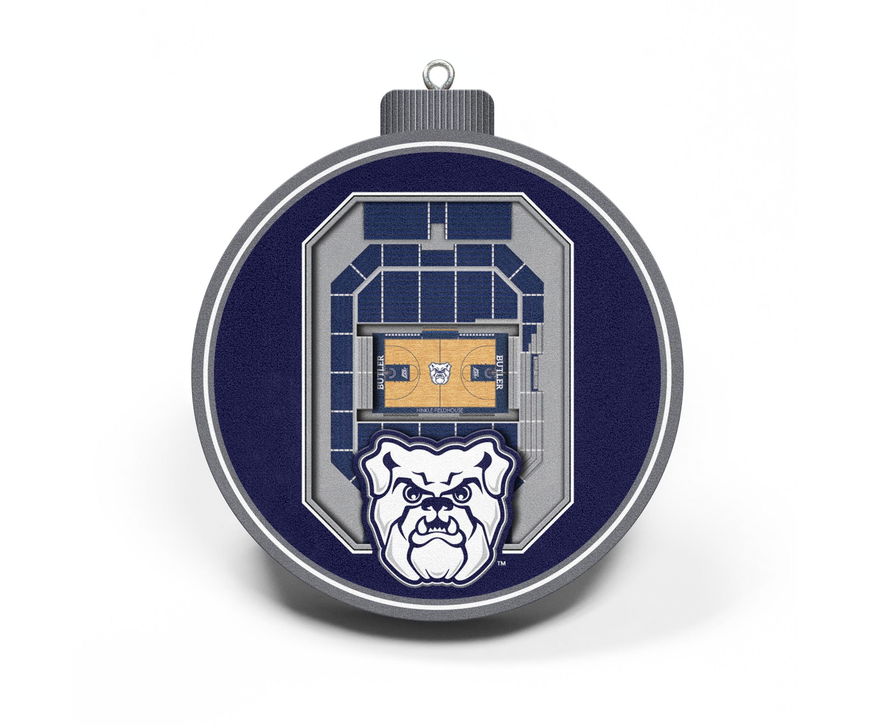 Butler University Bulldogs YouTheFan NCAA  Butler Bulldogs 3D StadiumView Ornament - Hinkle Fieldhouse