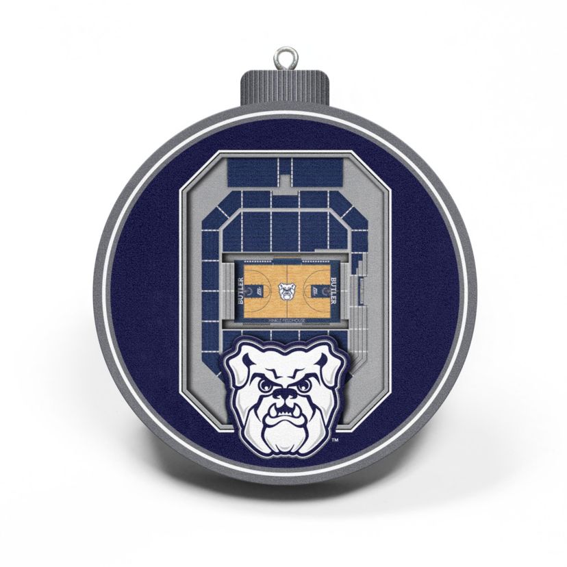 Butler University Bulldogs YouTheFan NCAA  Butler Bulldogs 3D StadiumView Ornament - Hinkle Fieldhouse