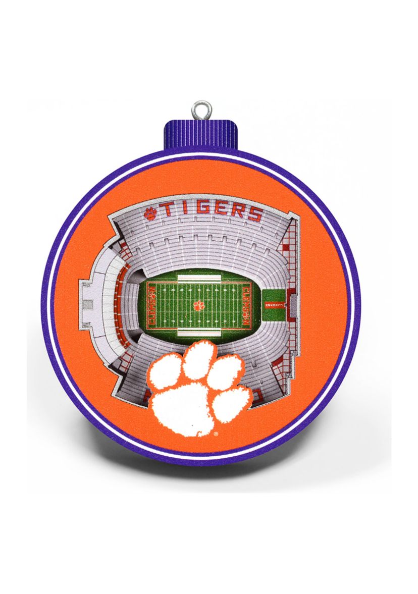 YouTheFan NCAA  Clemson Tigers 3D StadiumView Ornament - Memorial Stadium