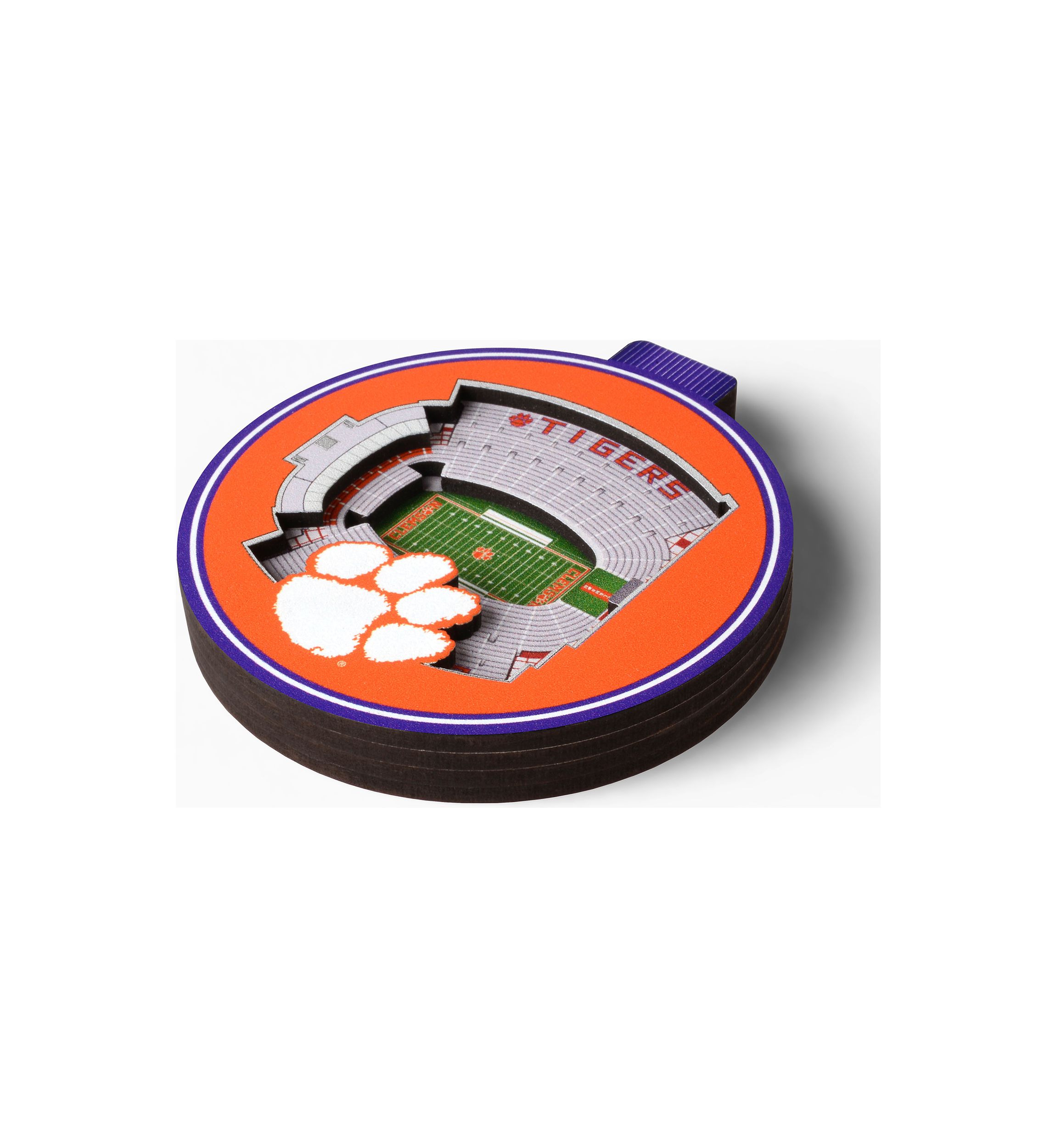 YouTheFan NCAA  Clemson Tigers 3D StadiumView Ornament - Memorial Stadium