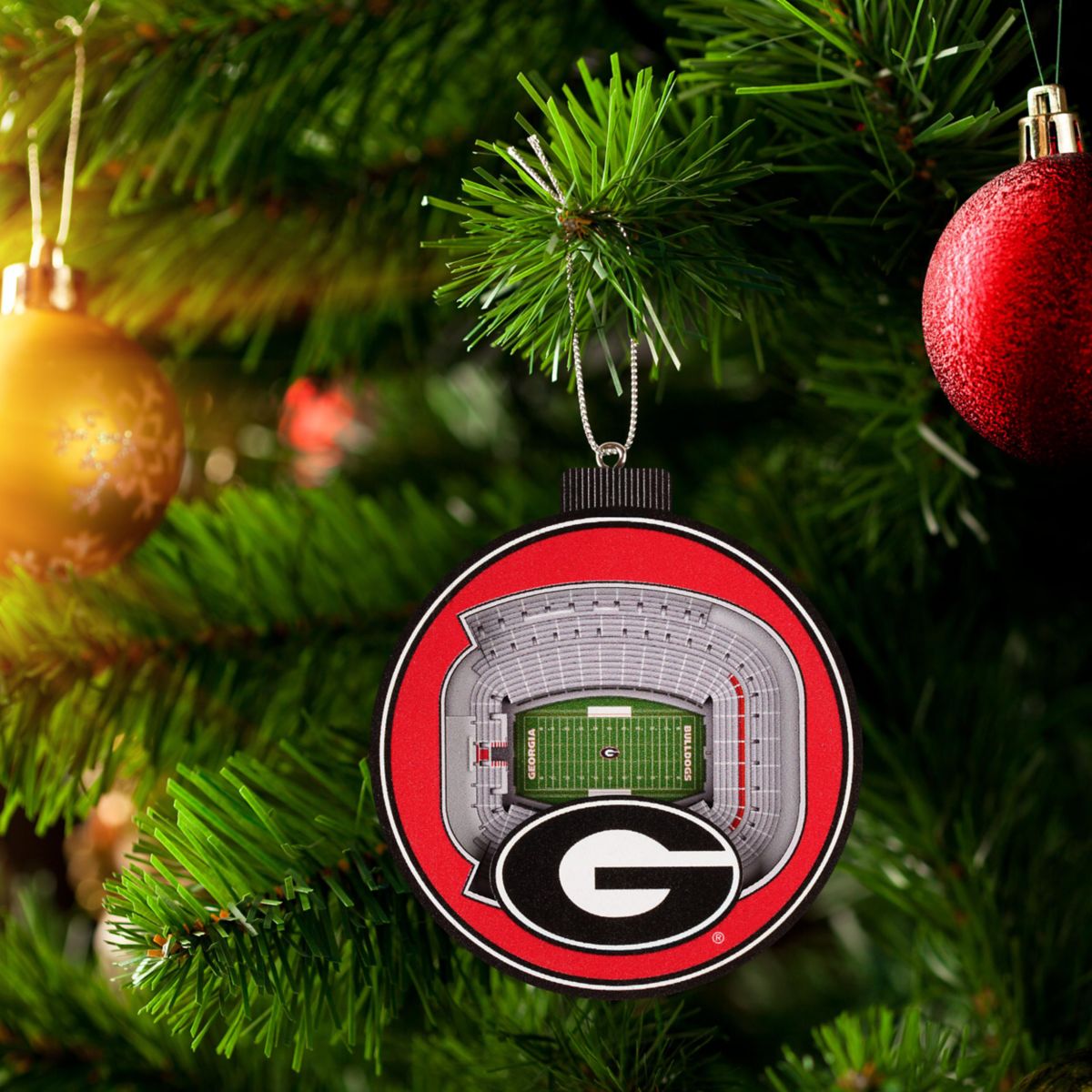 NCAA  Georgia Bulldogs 3D StadiumView Ornament - Sanford Stadium