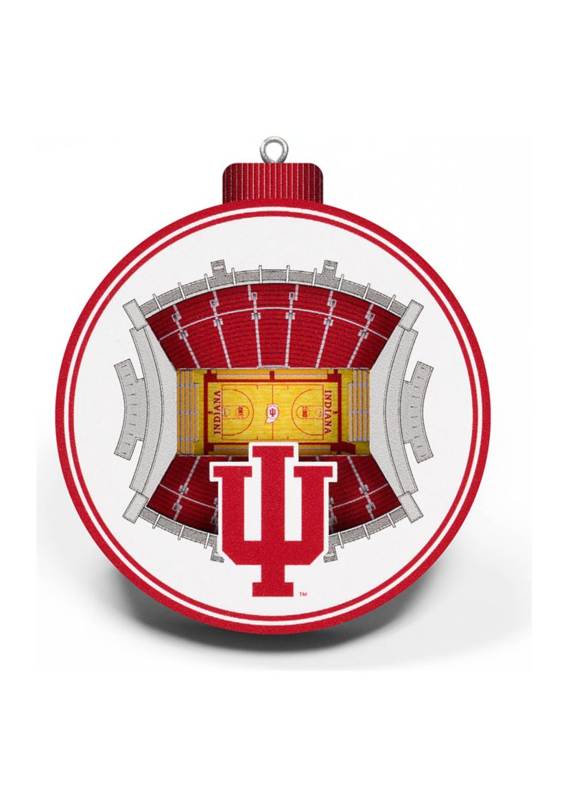 YouTheFan NCAA  Indiana Hoosiers 3D StadiumView Ornament - Assembly Hall