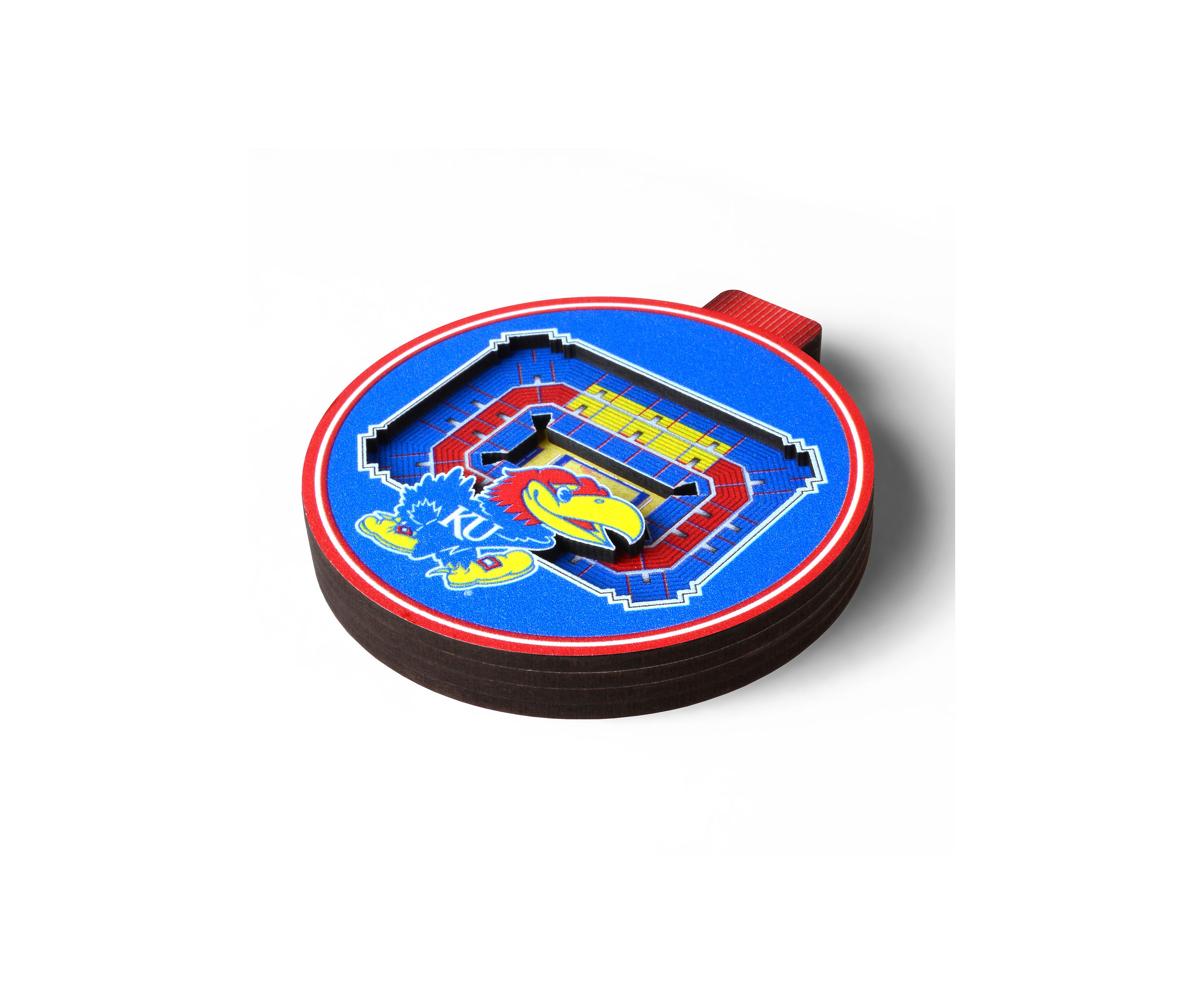 YouTheFan NCAA  Kansas Jayhawks 3D StadiumView Ornament - Allen Fieldhouse